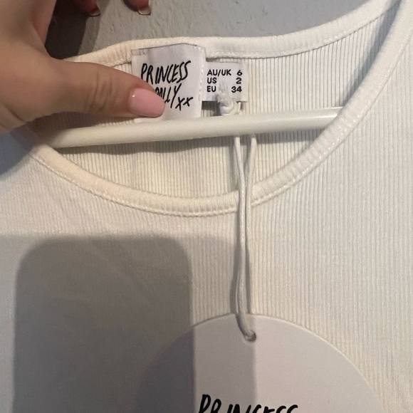 New with tags Princess Polly size 2 white bodysuit - Picture 2 of 4